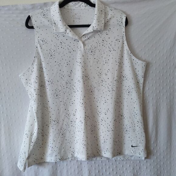 NIKE  dry fit women tops set of 2  white and black XXL - Picture 8 of 14